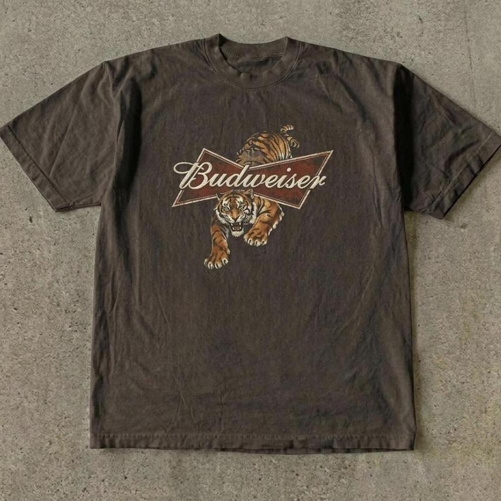 Brown Budweiser Tiger Tee